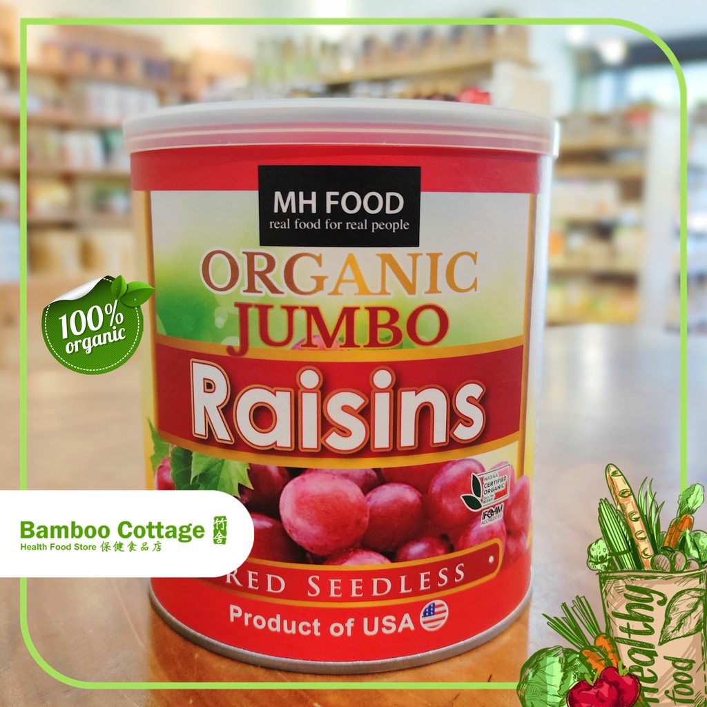 MH Matahari Food Jumbo Organic Raisins Red Seedless 300g Shopee