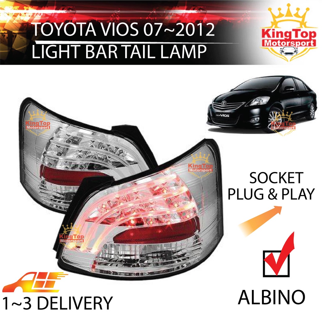 Sonar Toyota Vios NCP93 2008 2013 Led Tail Lamp Light Taillamp Lampu