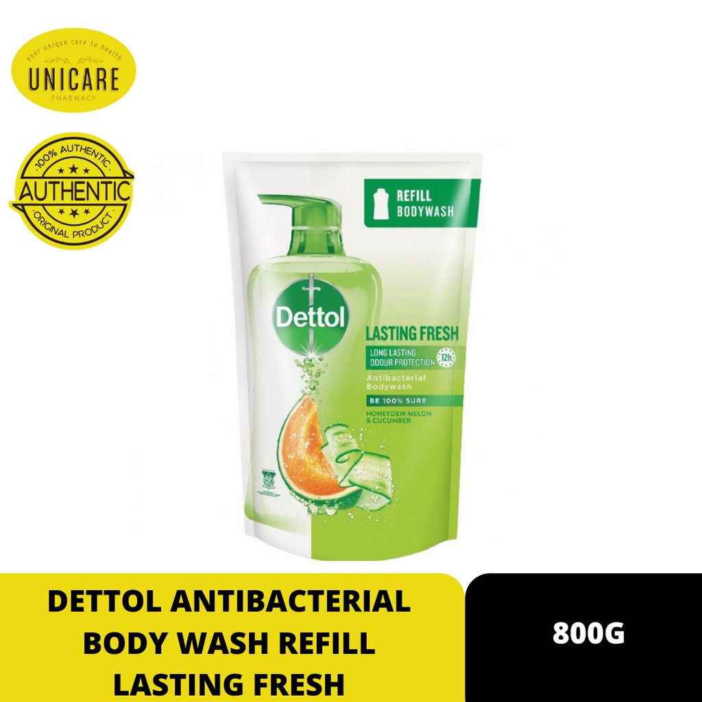 Dettol Antibacterial Body Wash Refill Lasting Fresh G Shopee Malaysia