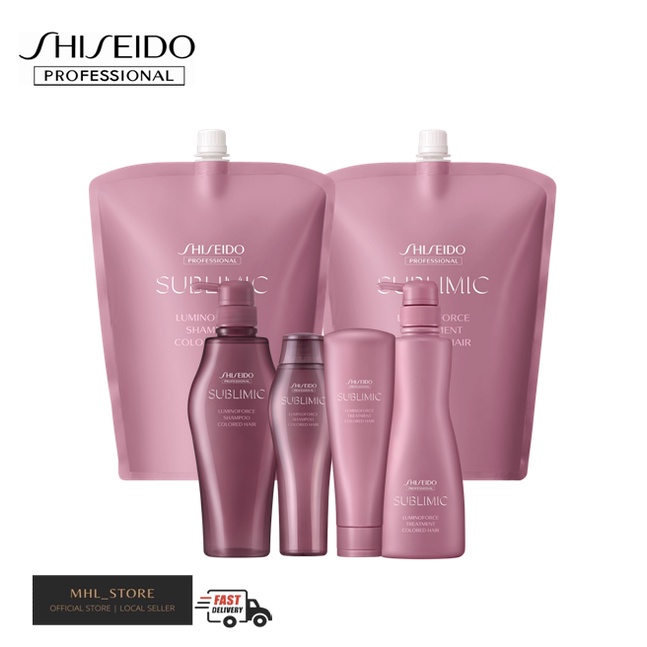 Shiseido Sublimic Luminoforce Shampoo Ml Ml Ml Treatment