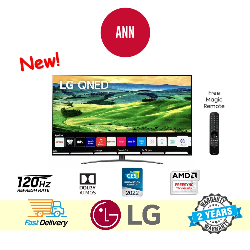 LG 4K PREMIUM QNED SMART TV With AI ThinQ 120HZ Dolby Atmos 55