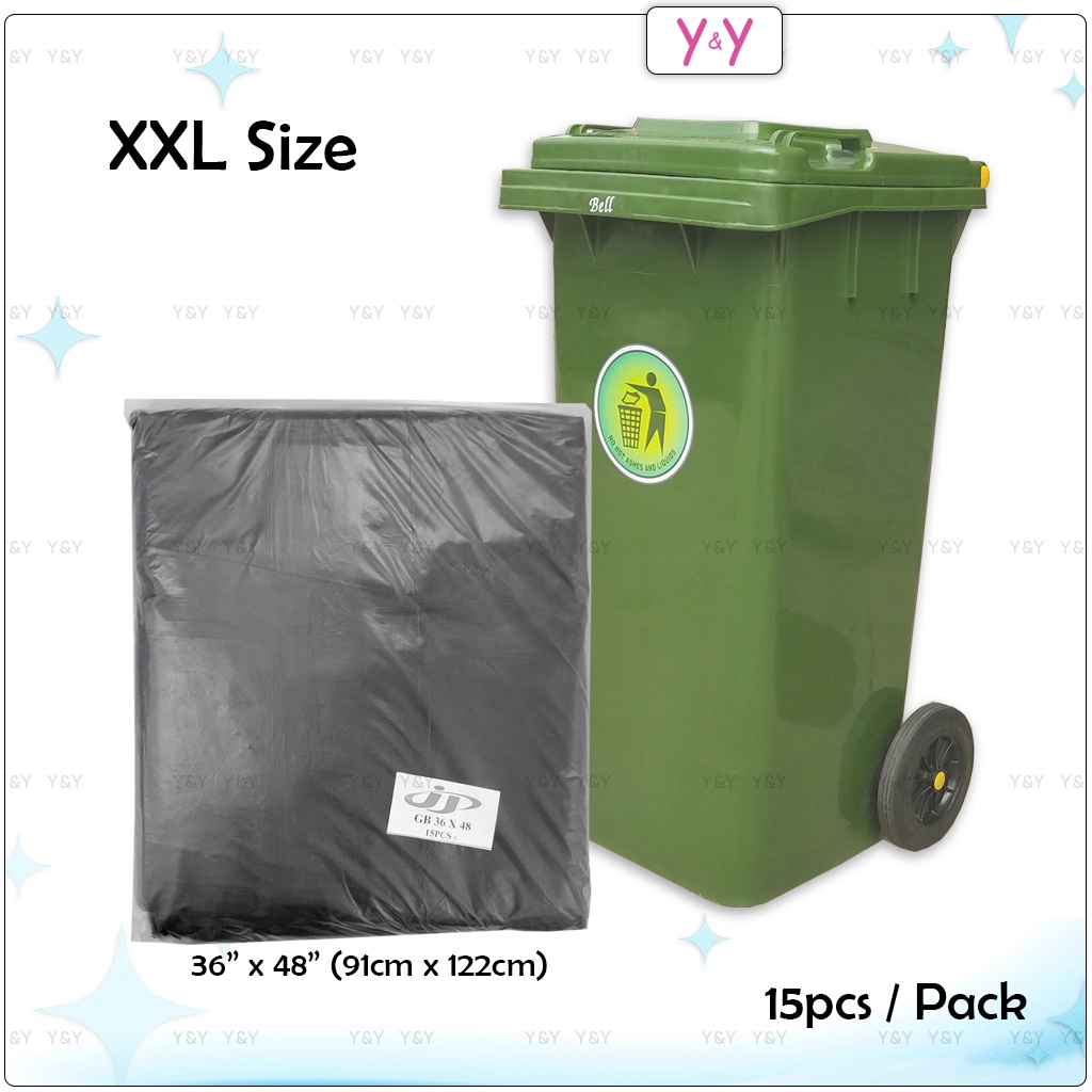 XXL Size HEAVY DUTY 36 X 48 Garbage Bag Rubbish Sack Beg Sampah