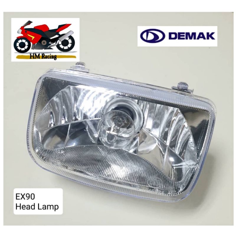 Demak Ex Head Lamp Assy Headlight Assy Lampu Depan Including Bulb