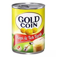 Gold Coin Susu Pekat Manis Sweetened Creamer Krimer Manis Evaporated