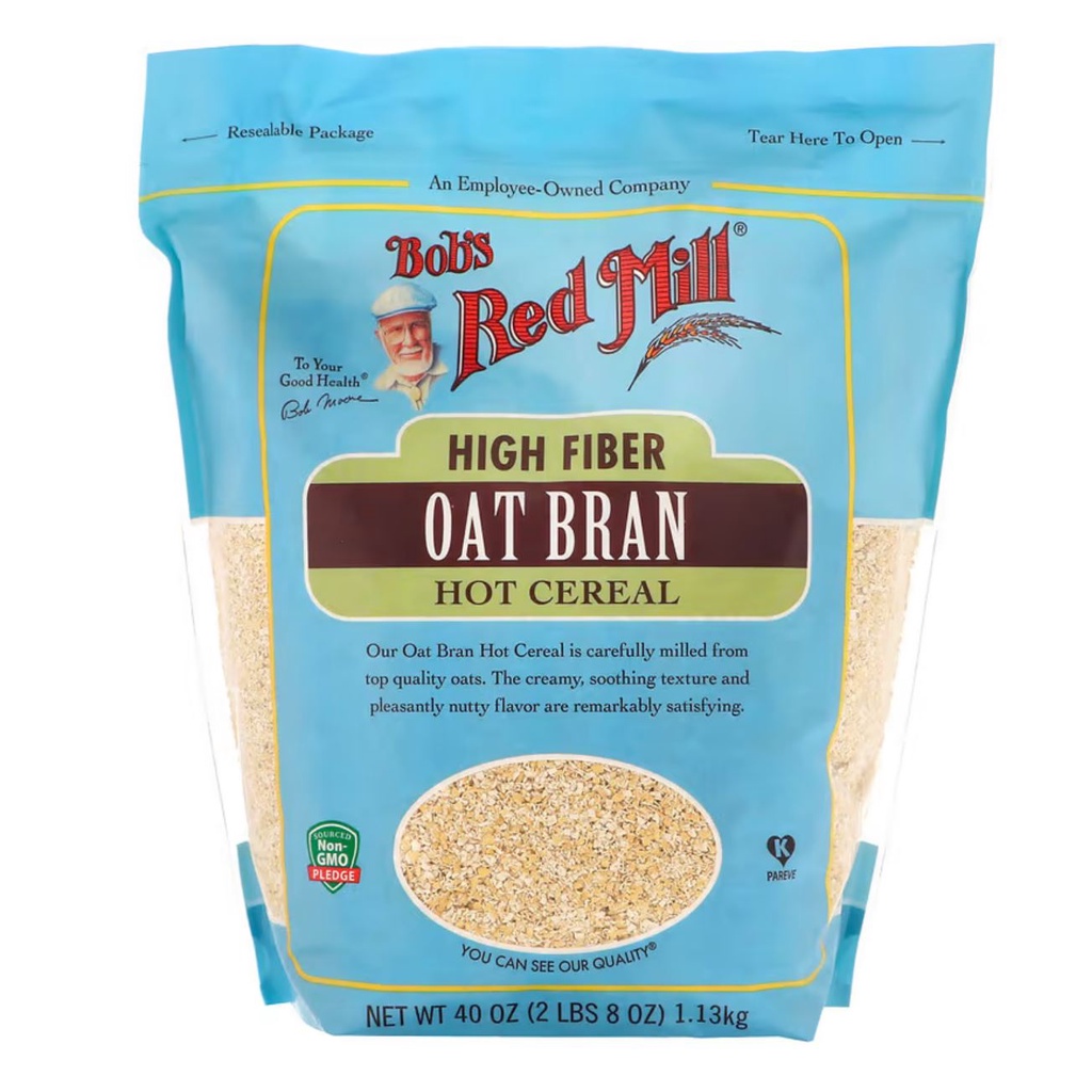 Bob S Red Mill High Fiber Oat Bran Hot Cereal Oz G