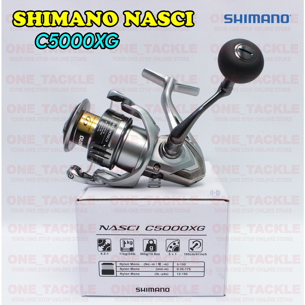 SHIMANO NASCI SPINNING REEL 100 ORIGINAL Shopee Malaysia