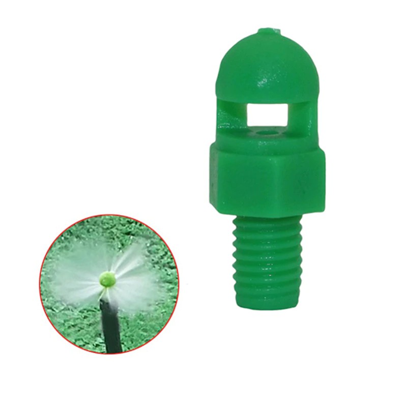 100 Pcs Garden Misting Nozzles 360 Degree Refraction Micro Sprayers