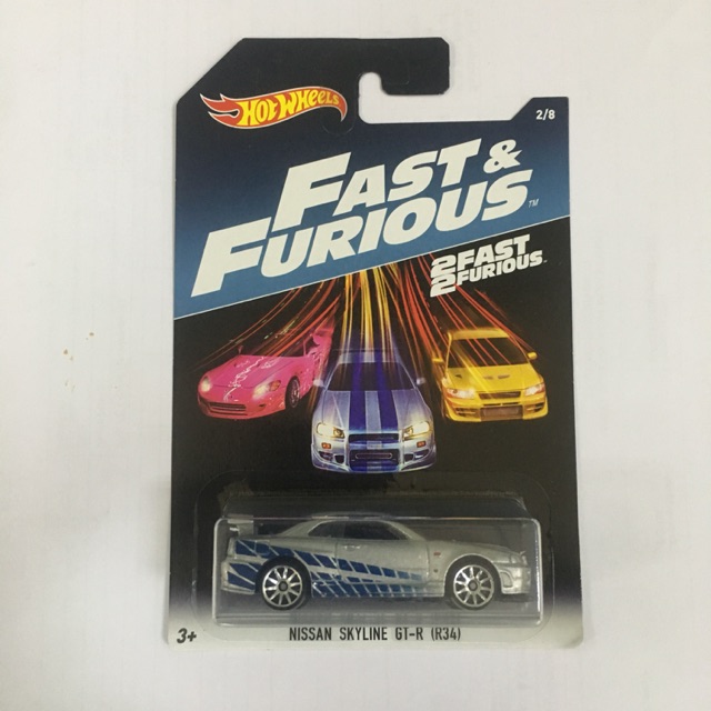 HOT WHEELS NISSAN SKYLINE GTR R34 FNF Shopee Malaysia