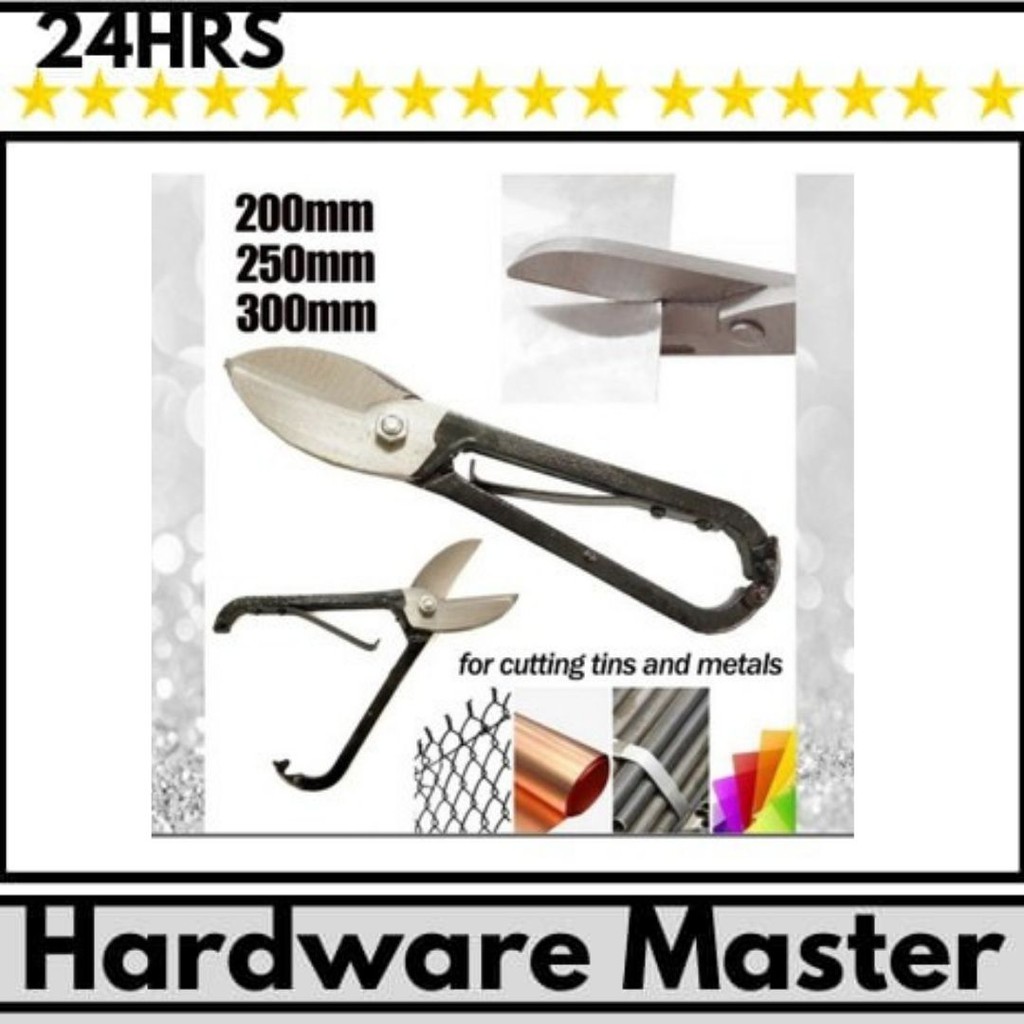 HardwareMaster Ready Stock 10inch Aviation Tin Snip Straight Snipper