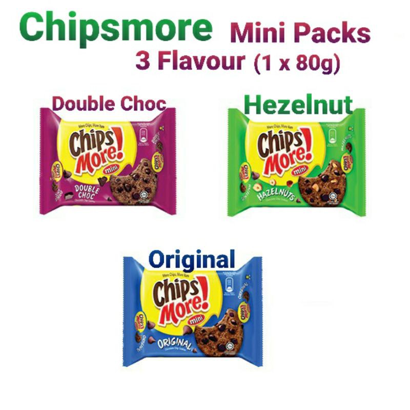 CHIPSMORE MINI 80g HAZELNUT ORIGINAL DOUBLE CHOCOLATE Shopee Malaysia