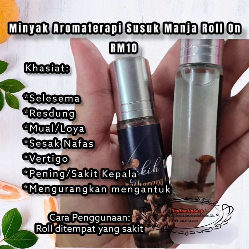 Cengkih Aromatherapy Oil Roll On Susuk Manja Ori Ready Stock Shopee