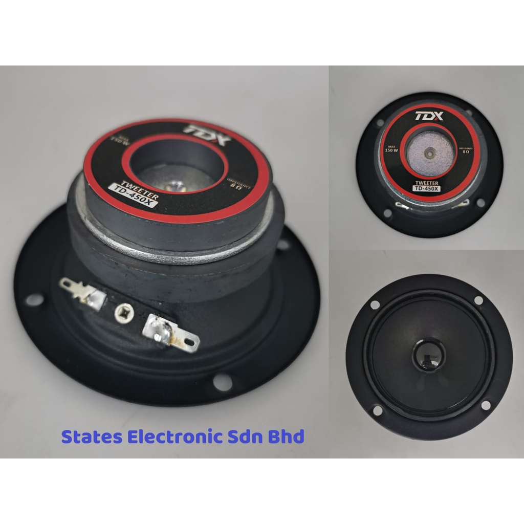 Tdx Td X Inch Karaoke Speaker Tweeter Unit W Ohm Double