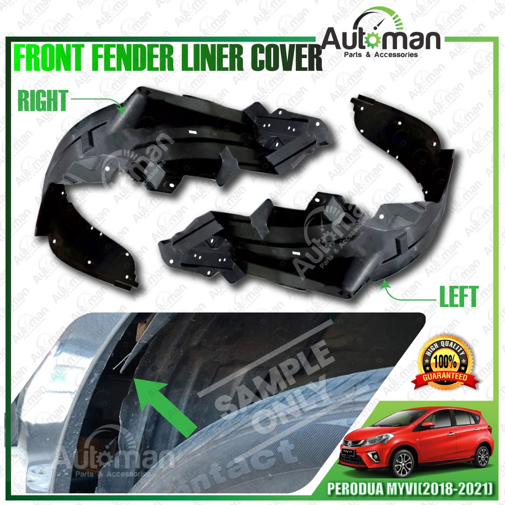 Fender Liner Perodua Myvi 2018 2021 Under Suspension Wheels Cover