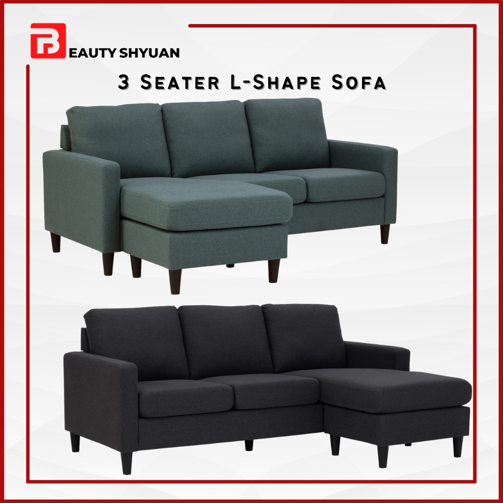 Macro L Shape Sofa Seater Sofa Murah Living Room Sofa Fabric Sofa