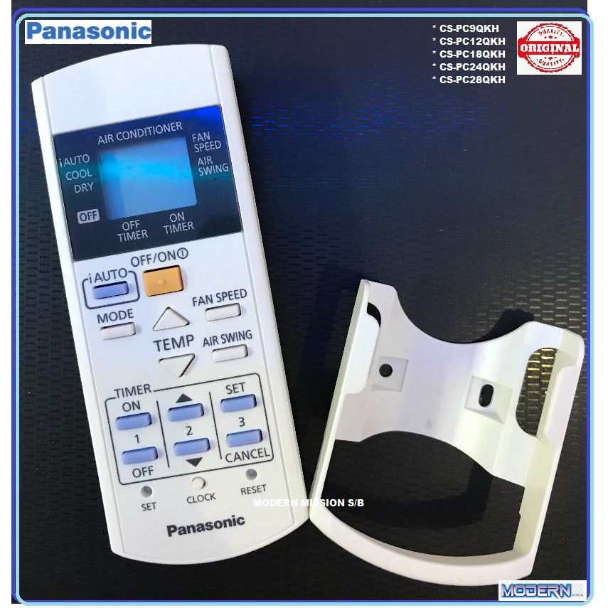 Pc Qkh Panasonic Air Cond Remote Control Original For Model Cs