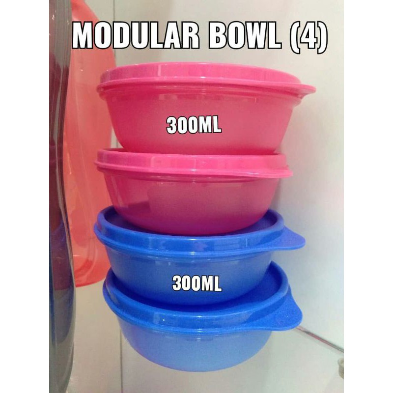 Tupperware Modular Bowl 300ml X2 Pcs Shopee Malaysia