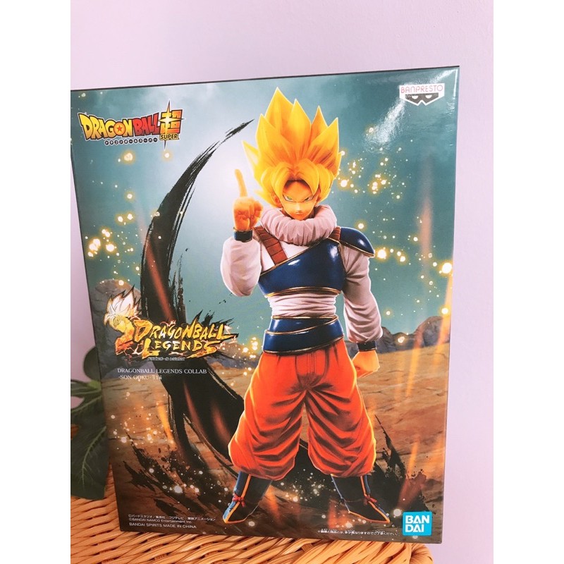 Original Gold Sticker Toei Banpresto Dragon Ball Legends Collab Son