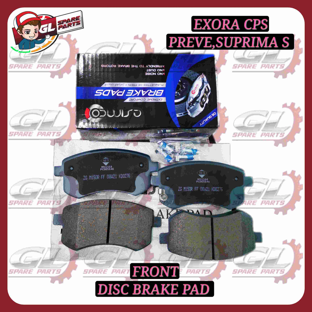 P EXORA CPS PREVE SUPRIMA S DISC BRAKE PAD FRONT ASIMCO Shopee