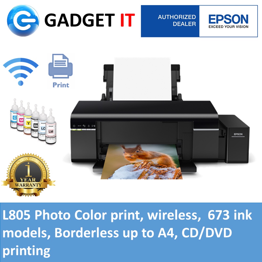 Epson L L A Colour Single Function Ink Tank Photo Printer