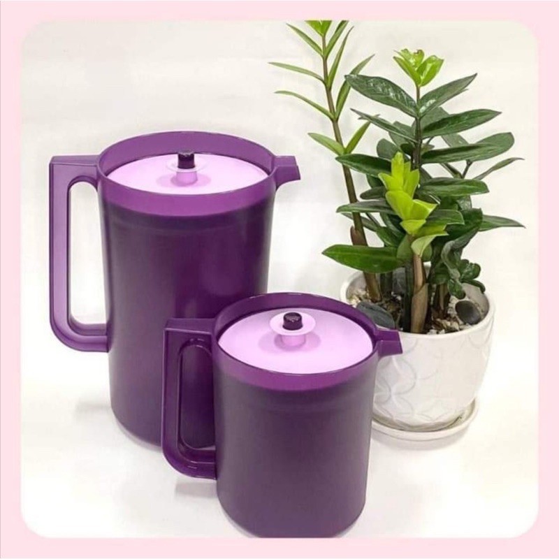 Ready Stock Tupperware Purple Royale Pitcher Set Pcs Shopee Malaysia