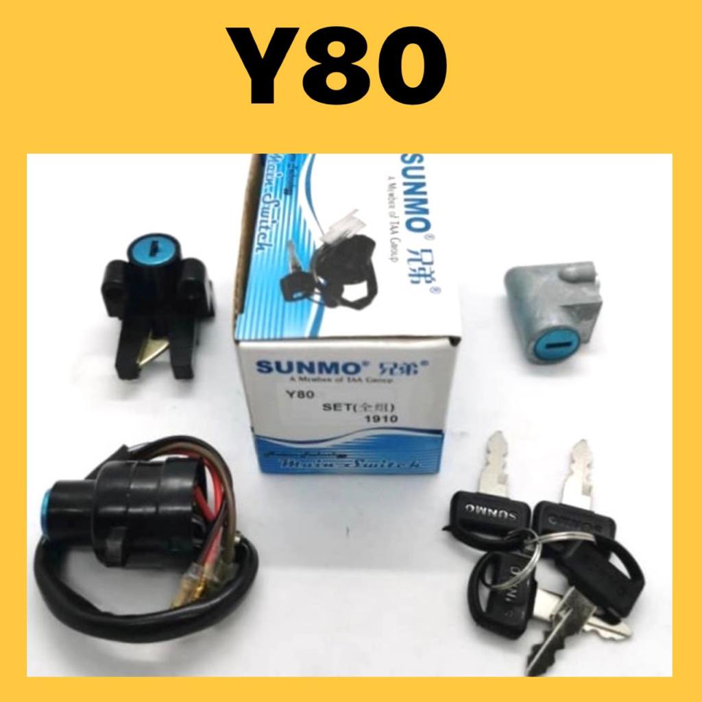 Y80 Main Switch Set STD YAMAHA MAIN SUIS IGNITION SWITCH RUMAH KUNCI