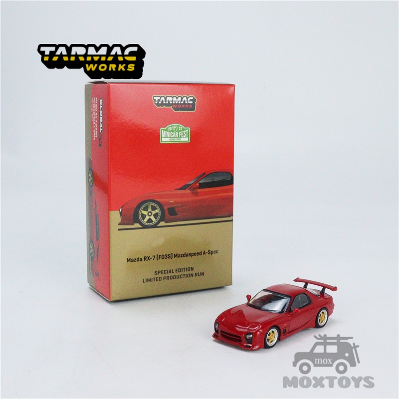 Tarmac Works 1 64 Mazda RX 7 FD3S Mazdaspeed A Spec Vintage Red