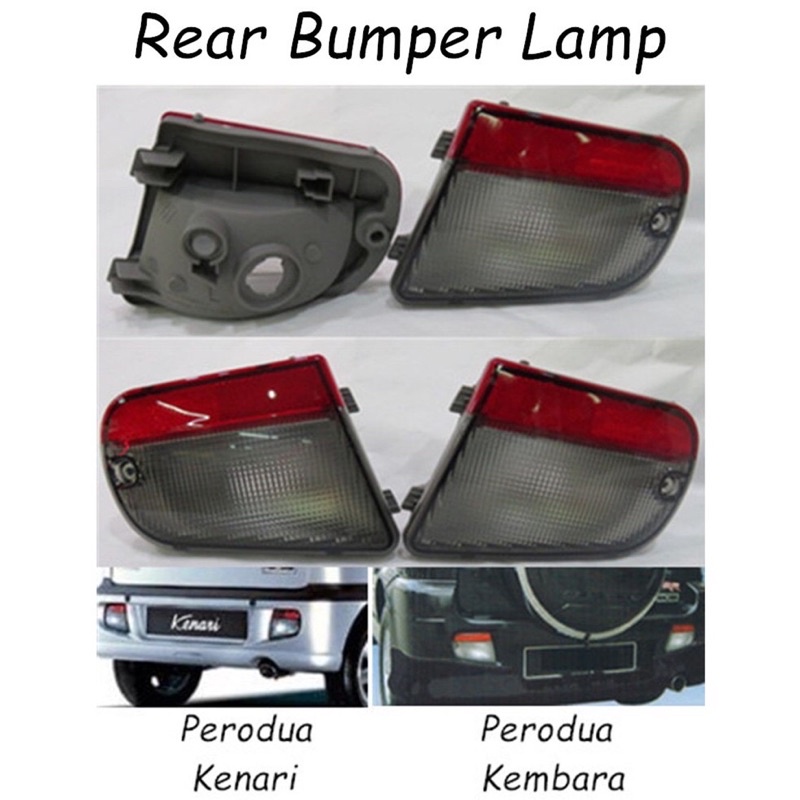 Perodua Kenari Perodua Kembara Rear Bumper Lamp RH Shopee Malaysia