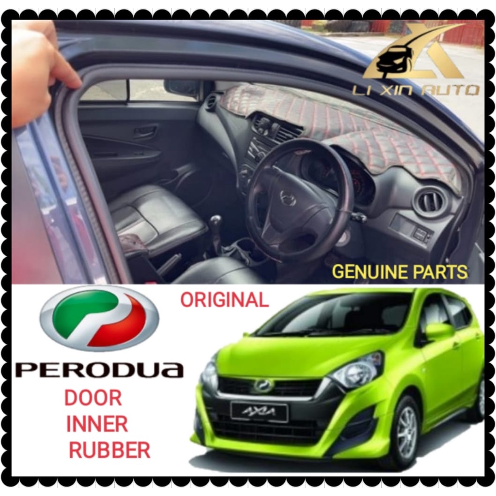 Perodua Axia Original Door Inner Rubber Pintu Dalam Getah Genuine