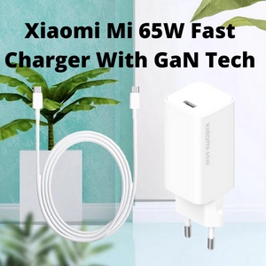 Xiaomi Mi W Fast Charger With Gan Tech Original Charger Set Shopee