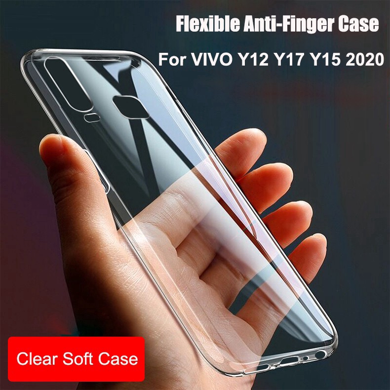 Clear Case Vivo Y15 2020 Y12 Y11 Y19 Y95 Y93 Y91 Y85 Y79 Y75 Y71 Y67