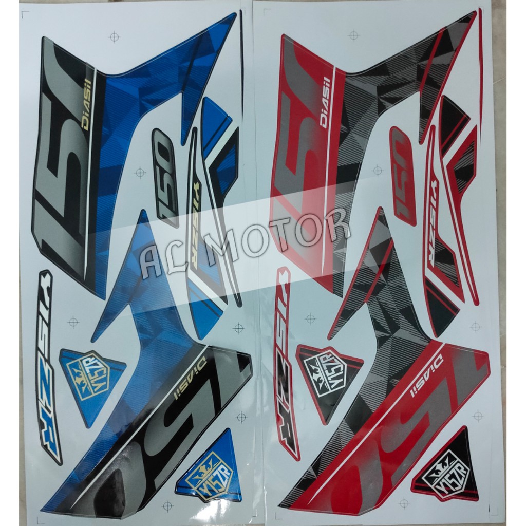 Yamaha Y Zr V Lc Fuel Injection Stripe Body Sticker