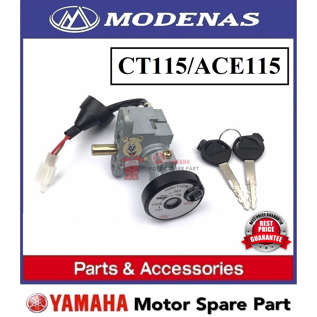 MODENAS CT115 ACE115 MAIN SWITCH SET CT 115 CT 115 SWITCH KEY