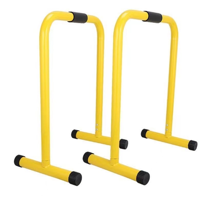 Indoor Power Parallel Parallettes Pair Push Up Dip Bars Gymnastic Heavy