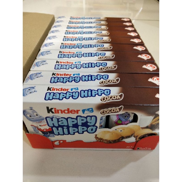 Kinder Happy Hippo Cocoa Hazelnut Cream Biscuit 103 5g Shopee Malaysia