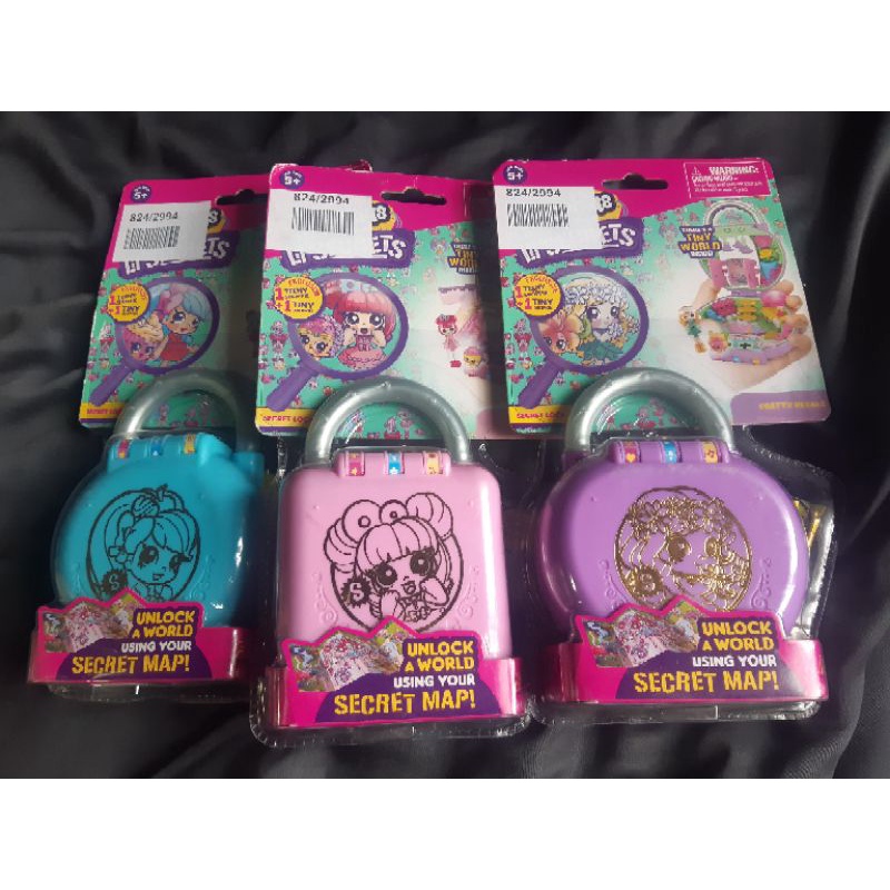 READYSTOCK Original Shopkins Lil Secrets Secret Lock Set