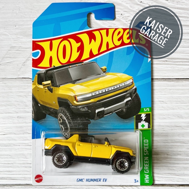 Hot Wheels Gmc Hummer Ev Yellow Shopee Malaysia