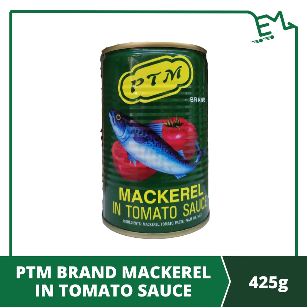 PTM BRAND Mackerel In Tomato Sauce 425g Shopee Malaysia