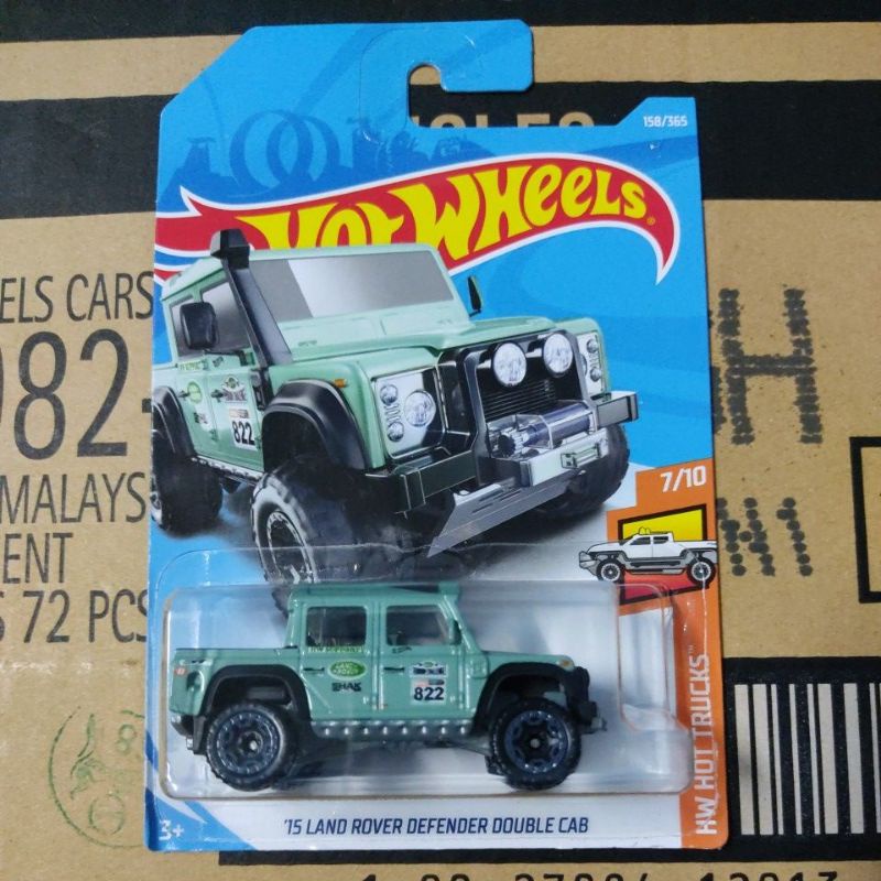 Hot Wheels Land Rover Defender Double Cab Shopee Malaysia