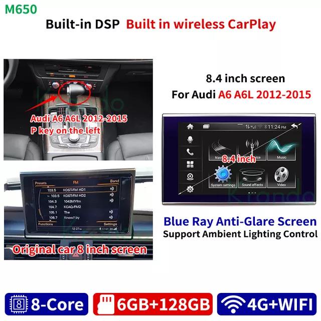 Krando Android System Car Multimedia Stereo For Audi A S A