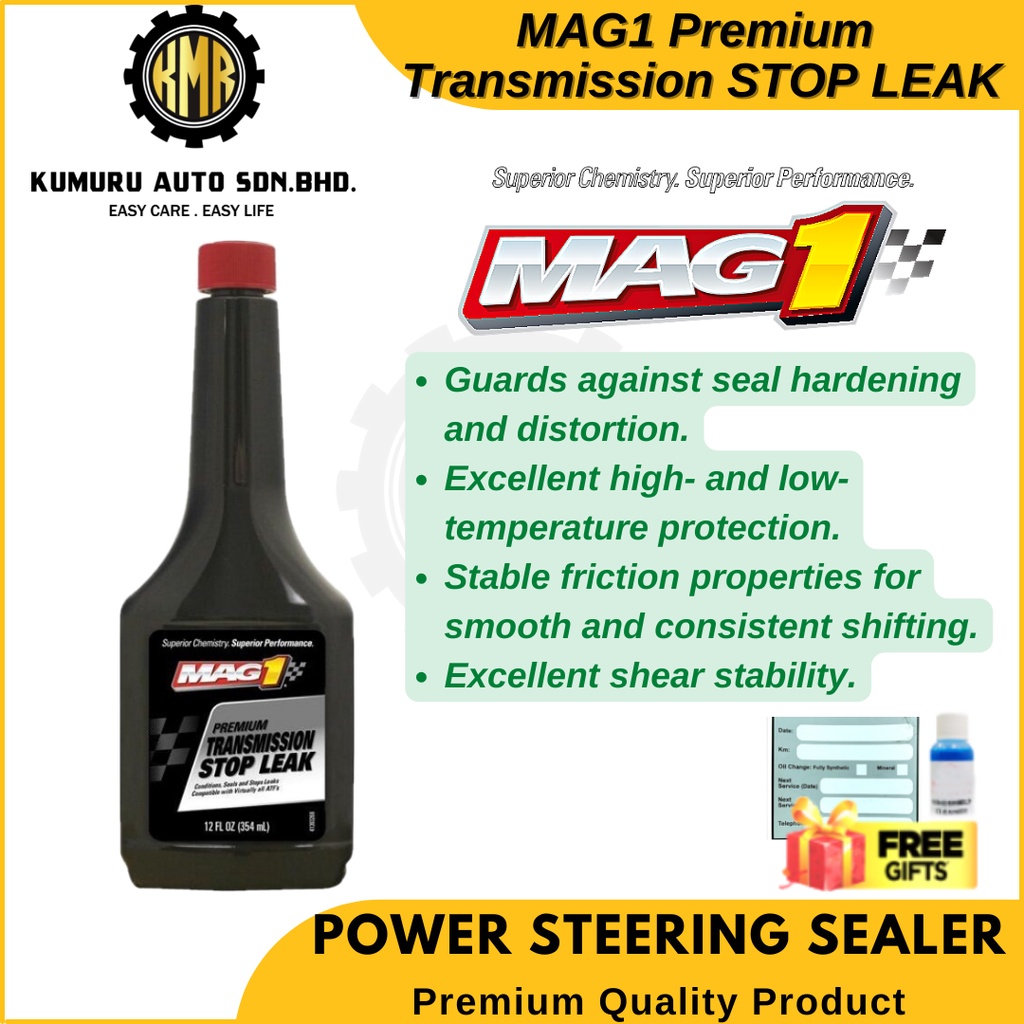 MAG1 Premium Tramission Stop Leak Power Steering Sealer 12oz 354ml