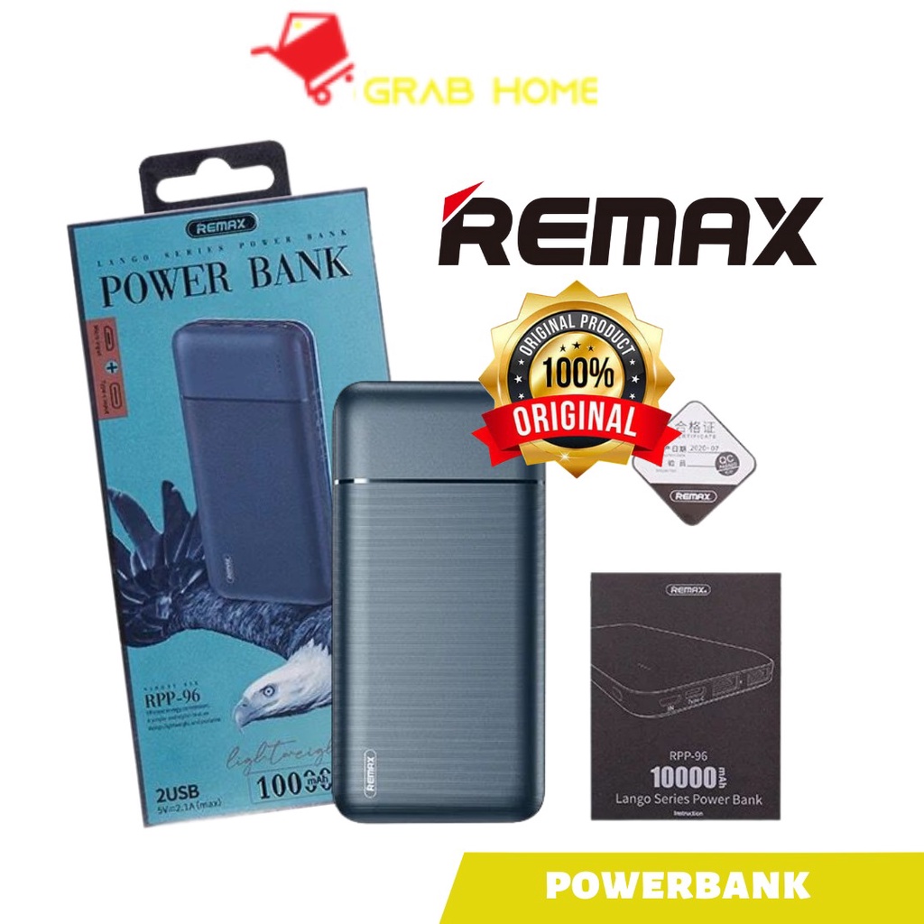 Original Powerbank Remax Rpp Mah Shopee Malaysia