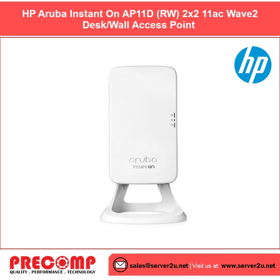 Hp Aruba Instant On Ap D Rw X Ac Wave Desk Wall Access Point