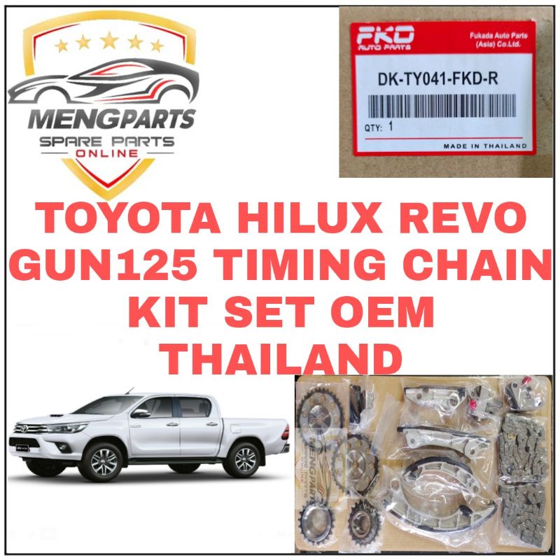 Toyota Hilux Revo Gun Gd Gd Timing Chain Kit Set Oem Thailand