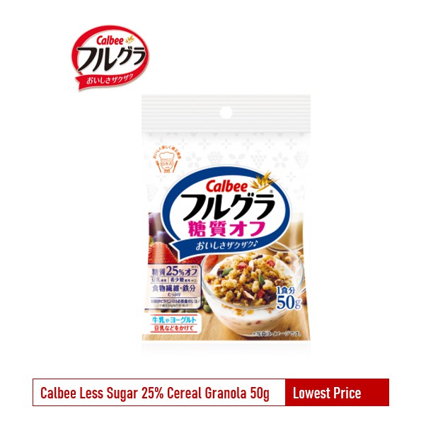 Calbee Japan Cereal Granola Oat Nutritious Original Choco Banana Less