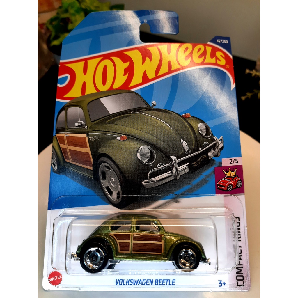 HOT WHEELS VOLKSWAGEN BEETLE OLIVE GREEN Shopee Malaysia