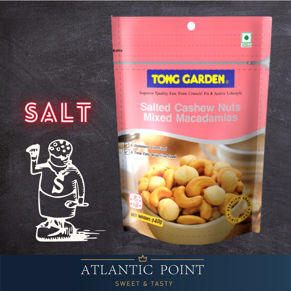 Tong Garden 140g Salted Cashew Nuts Mixed Macadamias Kacang Gajus