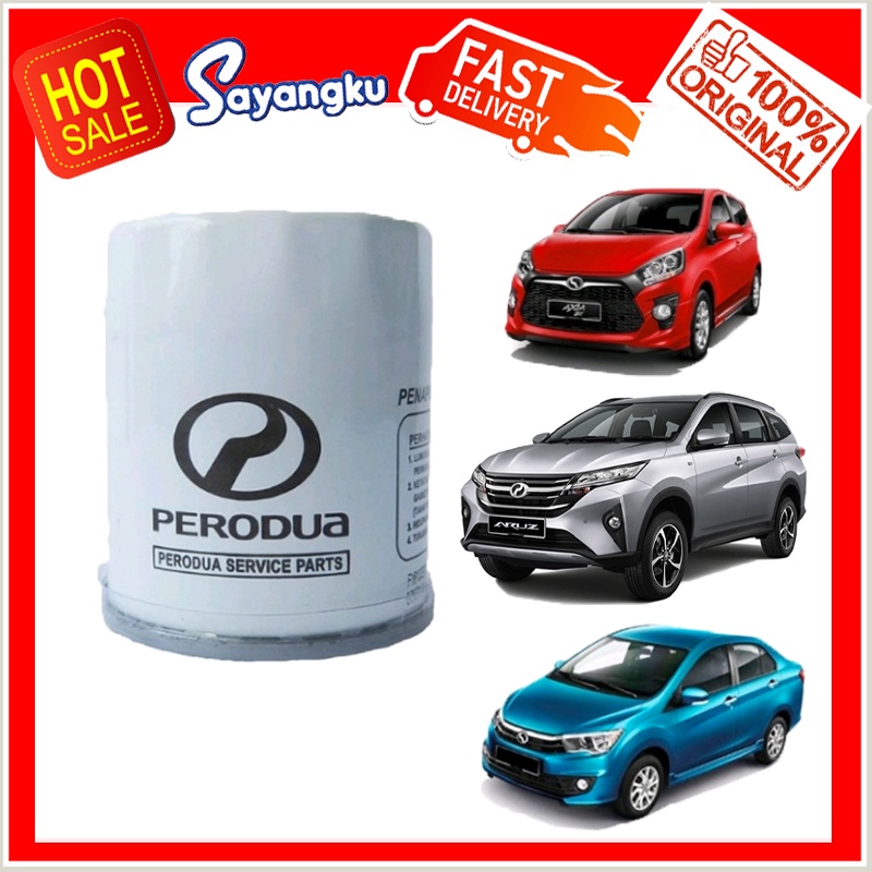 Perodua Oil Filter Axia Bezza Aruz Myvi Above R Original