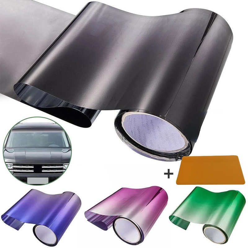 X Cm Diy Car Window Sun Visor Strip Tint Film Front Windshield