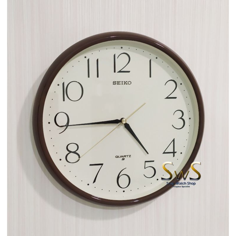 Seiko QXA695 QXA695B ORIGINAL Wall Clock W WARRANTY 28 Cm Shopee