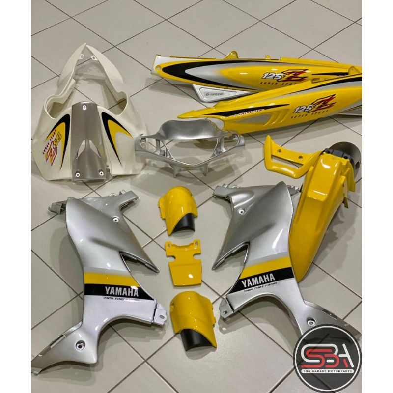 Coverset Original Hly Yamaha Z Zr Sabit Design Stripe Sticker Siap